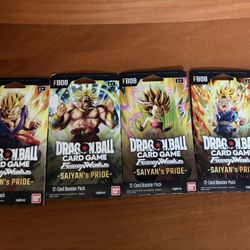 Dragon Ball Super Card Game FusionWorld Saiyan’s Pride Sleeved Booster Packs (FB08)