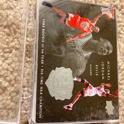 Stack Of Jordan Cards First One Wort 50 Bucks