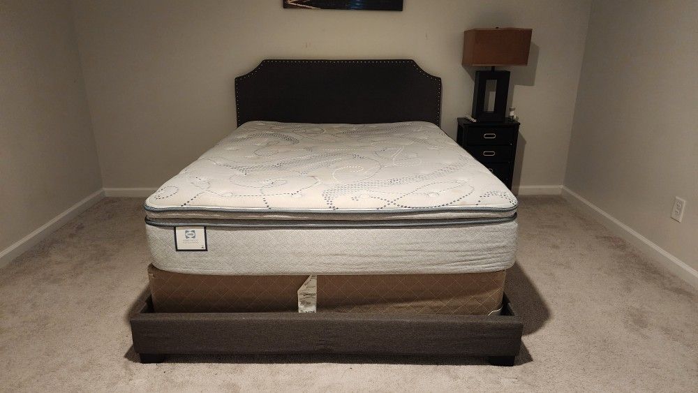 Bed Frame, Headboard, Mattress & Box Spring For Sale