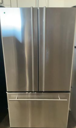 Kitchen Aid 3 Door Stainless Steel Fridge
