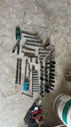Snap-on / Mac / Craftsman Socket & Ratchet Tool Lot – 1/4”, 3/8” & 1/2”
