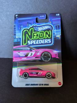 Hot Wheels Neon Speeders Exclusive Nissan GT-R