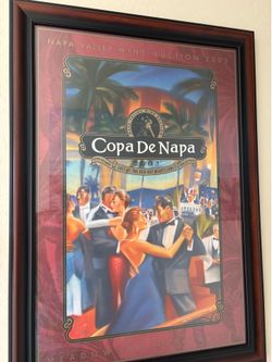 Cops de Napa framed print