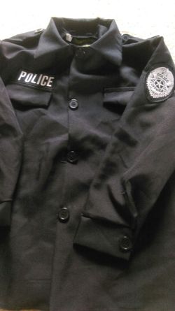 Child police costume Jacket size med