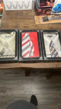 Vittorino Men's Dress Shirt and Tie Sets (3)