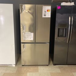 Samsung 33” French Door Brand New Damaged Fully Functional‼️ Perfect Garage Refrigerator 