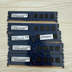 Kingston DDR3L Desktop RAM Lot (5x 4GB Sticks) 1600MHz