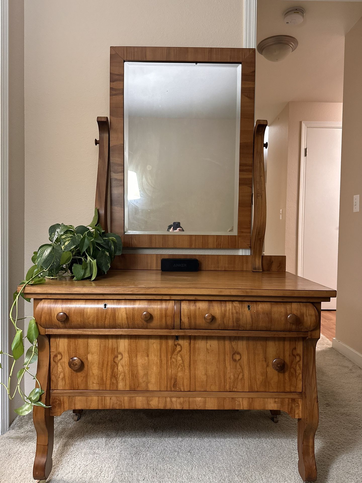 Mid Century Dresser With Mirror