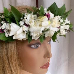 Made Daily Fresh Floral Head Crowns And Leis