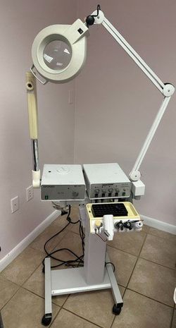 4. Professional Spa Magnifying Lamp + Facial Machine — $120  