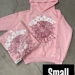 Pink Spider Hoodie