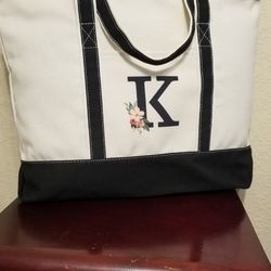 CANVAS MONOGRAM BAG