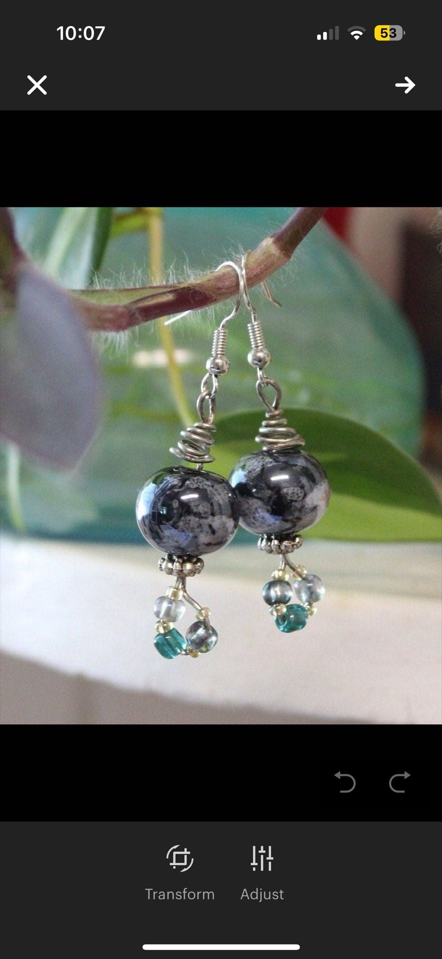 Handmade Silver Dangle Earrings