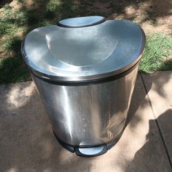 Stainless Steel Trash Can 