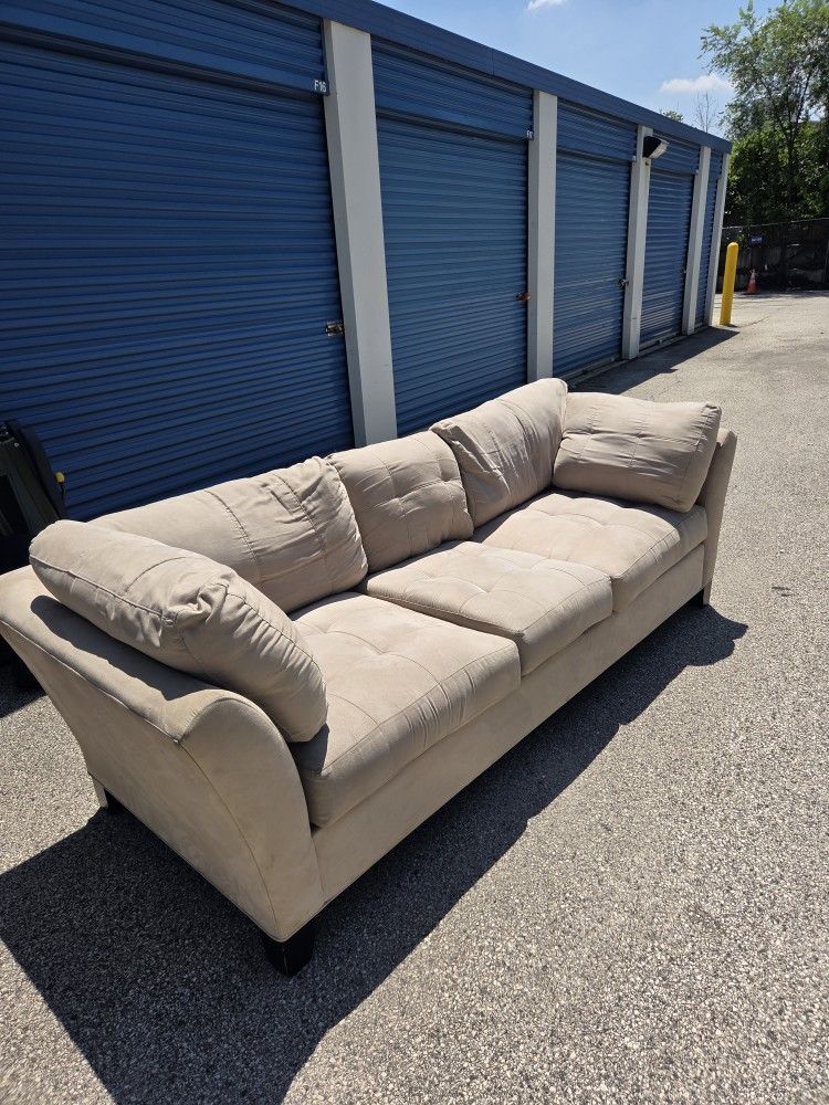 Biege Couch $200 OBO Pick Up Only