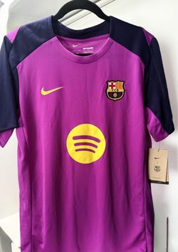 Nike FC Barcelona Strike Dri-Fit Soccer Purple MEDIUM