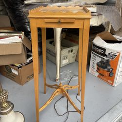 Tall Wooden Vintage Plant Stand