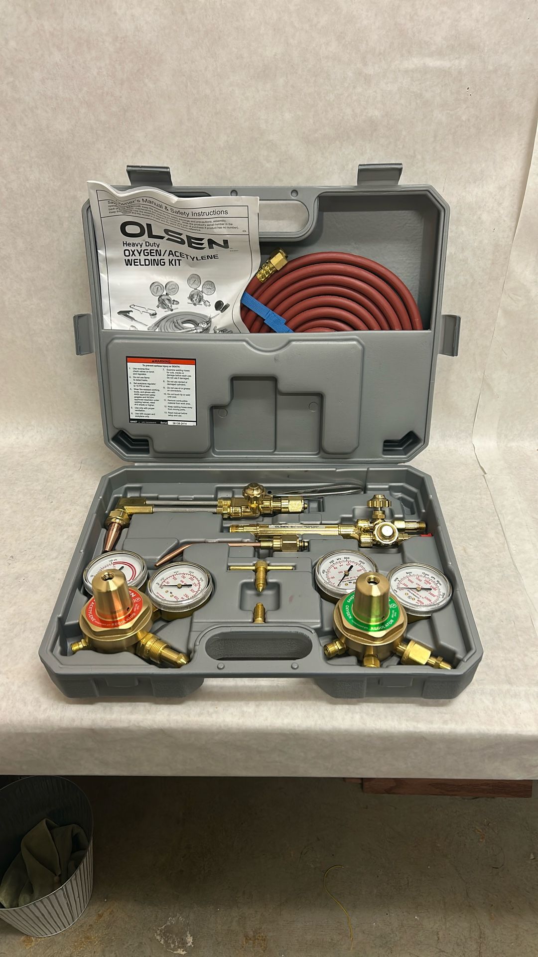 Olsen oxygen acetylene welding kit
