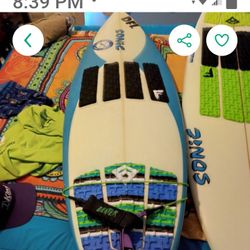 5"6 Sonic Round Pin 3&4 Fins Got New Hemp Seed Finz