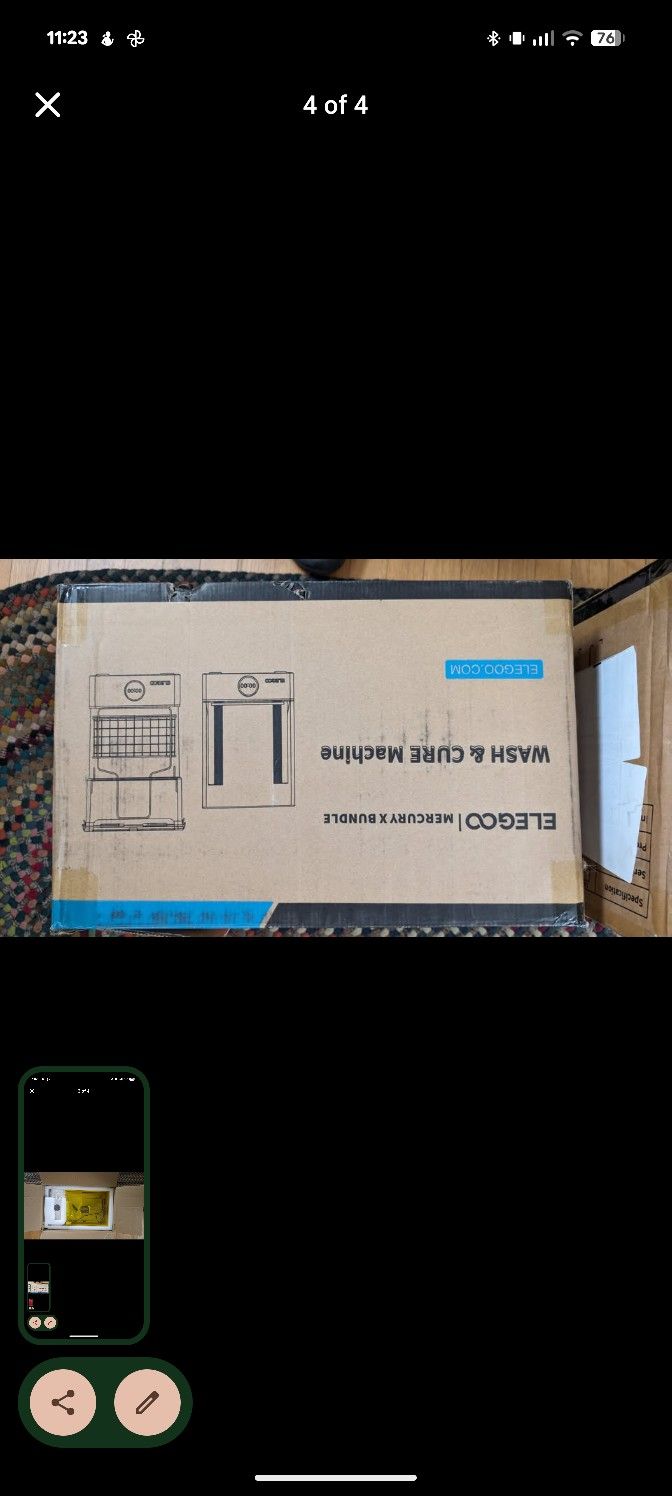 ELGOO 8K RESIN PRINTER AND WASHING STATION 