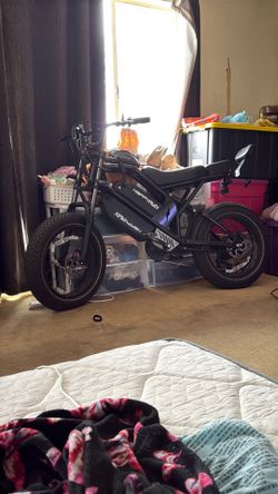 Black E-bike