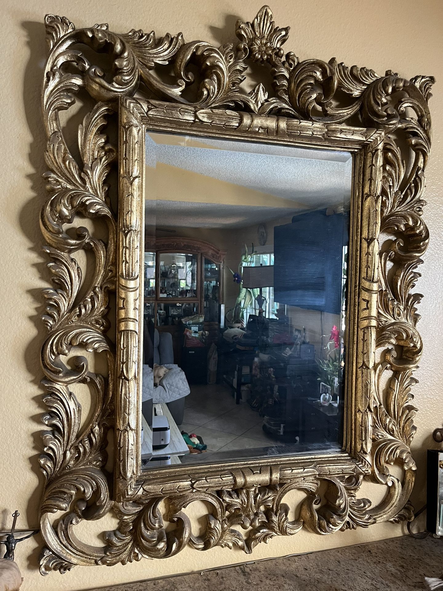 Antique Mirror 45 Tall X 34 Wide