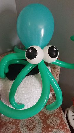 Octopus balloons and reefs