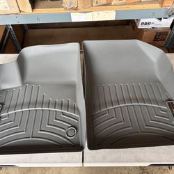 WeatherTech Custom Fit FloorLiners for Chevrolet Malibu - 1st Row (469031), Grey