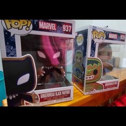 Funko POP Gingerbread BP And Hulk