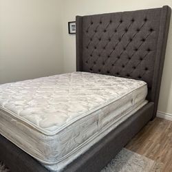 Queen Tufted Bed frame 
