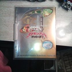 Pokemon Neo Genesis 9 Card Binder 1996 On The Card 