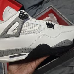 Jordan 4 White Cement Ds Sz 11.5 