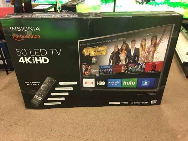 Hot Sale Insignia 50” HDTV LED 4K Smart Tv Built In WiFi Fire Tv