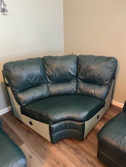 Sectional Couch - Green