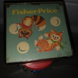 Vintage Fisher Price Marble Rattle Toy
