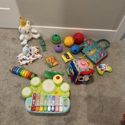 Large Box Of Baby Toys