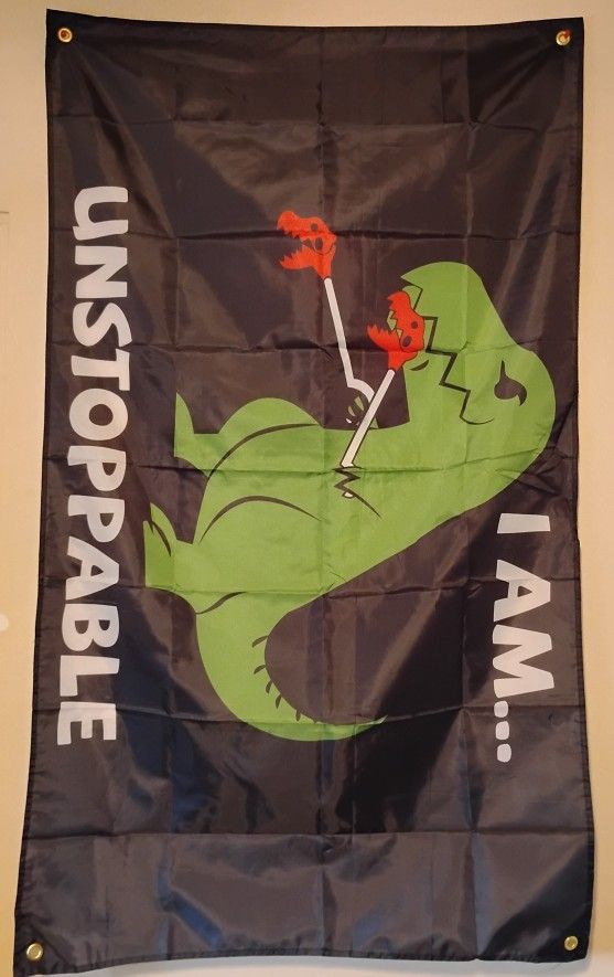 Dino Banner 3 x 5 Ft NEW