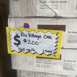 SALE - Rio Village Oak 12 MIL X 8.7 in. W x 48 in. L Click Lock Waterproof Luxury Vinyl Plank Flooring