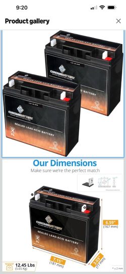 New!!! Scooter battery 12V 20AH T3 Maintenance-Free Battery