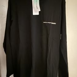 Brand new Authentic Comme Des Garçons L/S Shirt Size Large