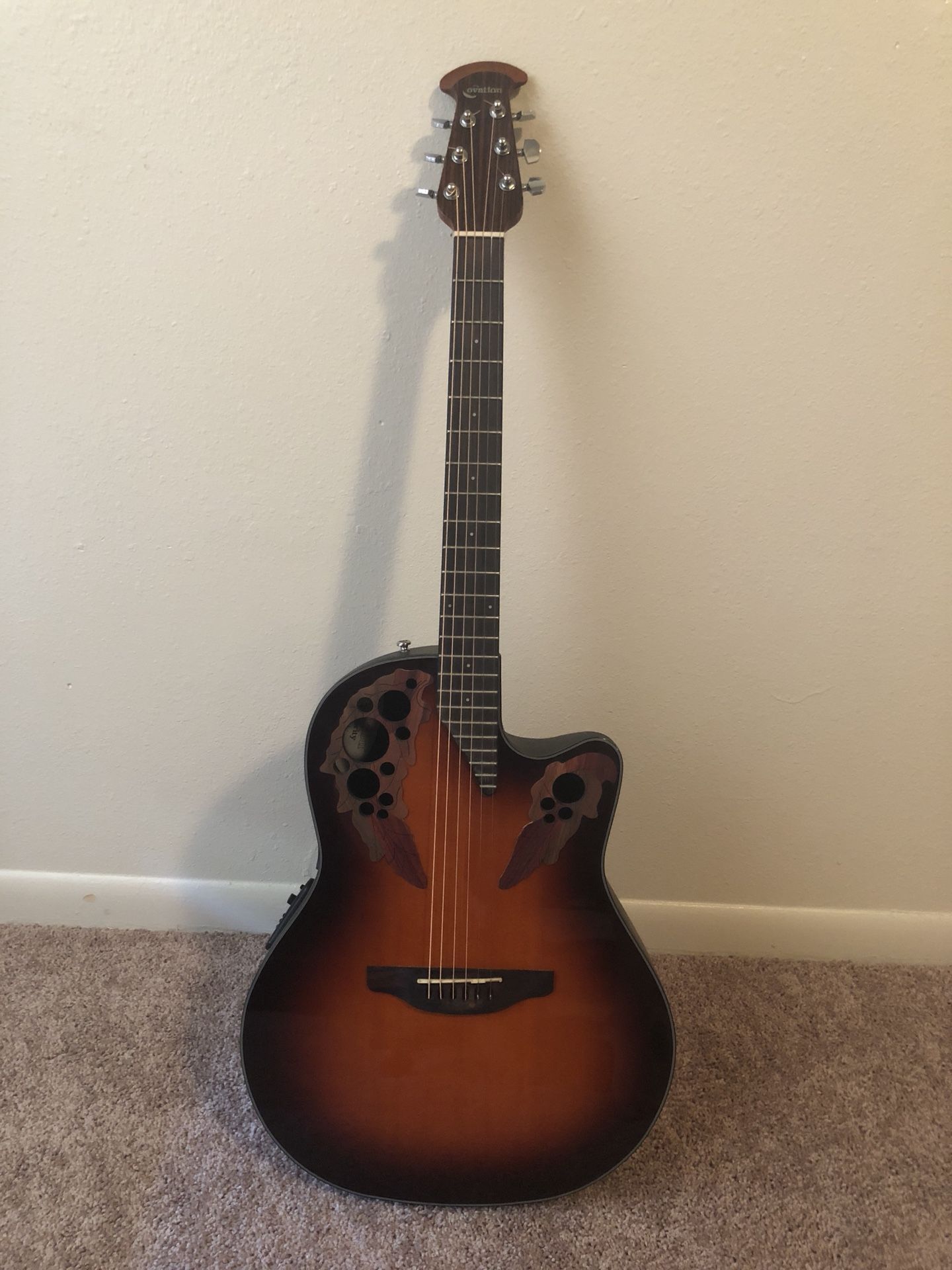 Ovation Celebrity Elite Sunburst Acoustic Electric Guitar