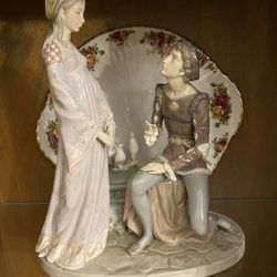 Vintage Lladro Lovers Figurine 