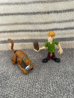 2.5'' Scooby-Doo And Shaggy Action Figures