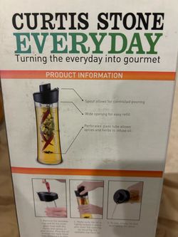Curtis Stone Everyday Herb Infuser Oil Bottle