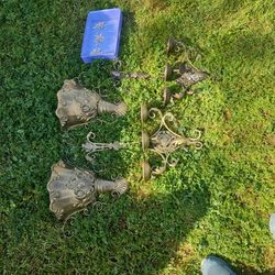 Gold Colored Wall Decor 