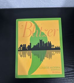 Blizer College Algebra 5 Edition 