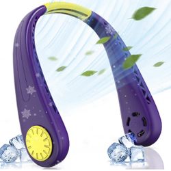 portable bladeless neck fan ( Purple)