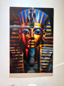 Egyptian Pharaoh Wall Art – 24” × 36”