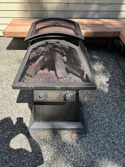 Small patio fireplace - heater