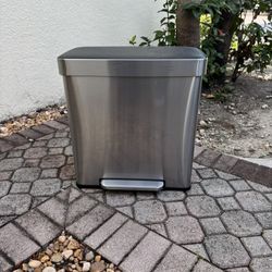 GreenGrin By Cesun Trash And Recycle Dual Bin